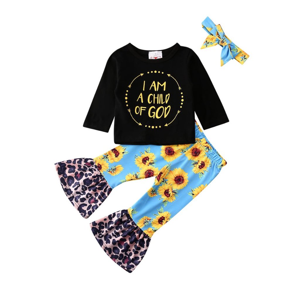 3Pcs Baby Girl Set